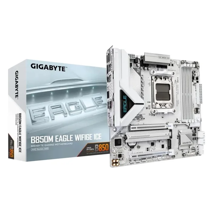 Материнская плата Gigabyte B850M D3HP, 4xDDR5, 14xUSB, USB 3.2 mATX, 2xM.2, PCIe16x, PCIe4x 2xDP HDMI, сокет AM5