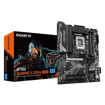 Материнская плата Gigabyte B760 Gaming X GEN5, 4xDDR5, 15xUSB, 4xSATAIII, ATX, M.2, PCIe16x, 2PCIe1x, HDMI, DP, сокет LGA1700