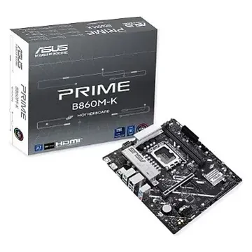 Материнская плата Asus B860M-K, 2xDDR5, 13xUSB, mATX, 2xM.2, 4xSATA, PCIe16x, 2PCIe4x, HDMI, DP, сокет LGA1851