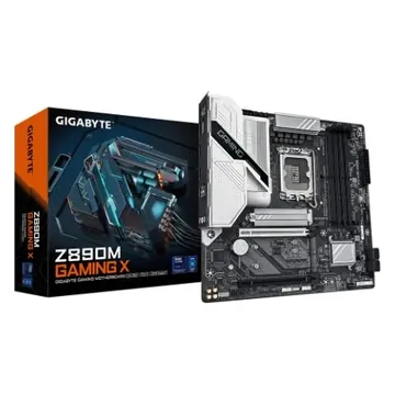 Материнская плата Gigabyte Z890M Gaming X, 4xDDR5, 11xUSB, mATX, 3xM.2, 4xSATA, 2PCIe16x, HDMI, 2xDP, сокет LGA1851