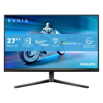 Монитор Philips 27" 27M2N5500 Evnia Gaming IPS 2560 x 1440 180HZ 178/178 1200:1 500kd/m2 1ms DP, HDMI*2