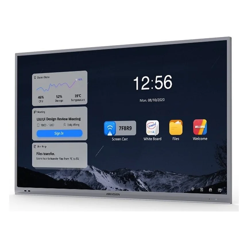 Interactive Flat Panel Hikvision DS-D5A75RB/A3 75" 3840x2160 Android 14.0 8GB/128GB