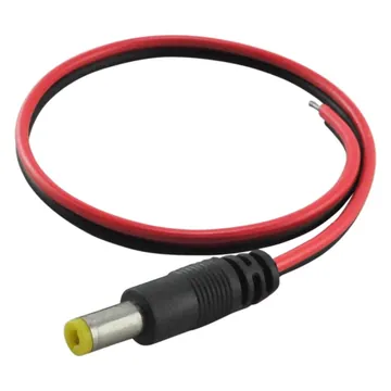 Коннектор питания HW-C16 DC male cable (red+ чёрный) 25cm length