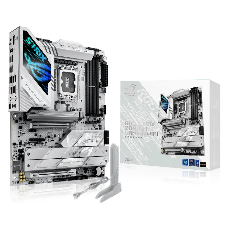 Материнская плата Asus ROG Strix Z890-A Gaming WIFI, 4xDDR5, 12xUSB, ATX, 5xM.2, 4xSATA, 2PCIe16x, HDMI, DP, сокет LGA1851