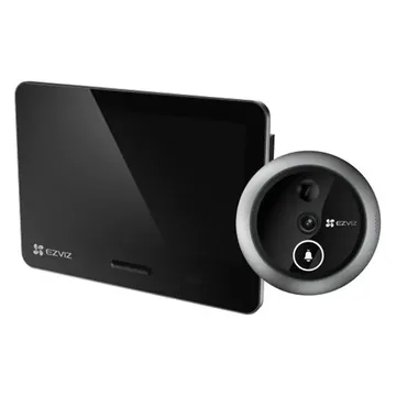 Видеодомофон-дверной глазок Ezviz EP4 4K IP WIFI CS-EP4-R100-1M8WPF-GR серебристый