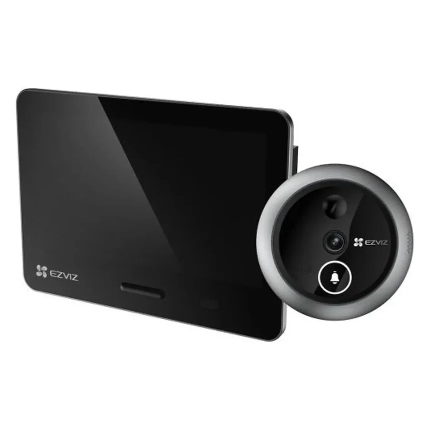 Видеодомофон-дверной глазок Ezviz EP4 4K IP WIFI CS-EP4-R100-1M8WPF-GR серебристый