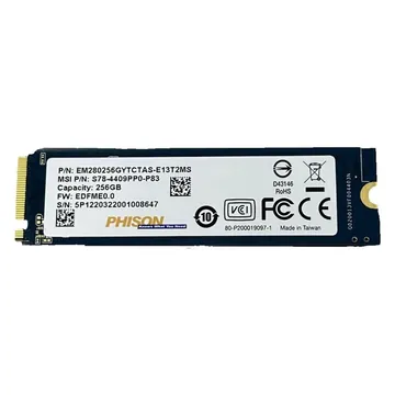 SSD-накопитель Phison EM280256 256GB M.2 2280 PCIe NVME Gen3x4