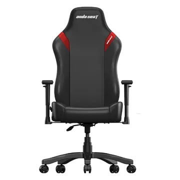 Игровое кресло AD18-44-BR-PV-CIS AndaSeat Luna чёрный&RED 1D Armrest 60mm wheels PVC Leather