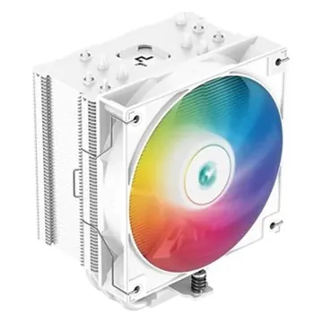Кулер для процессора DeepCool AG300 WH белый ARGB LED LGA115*/1700/1200/AMD 92mm PWM fan, 500-3050rpm, 3HP